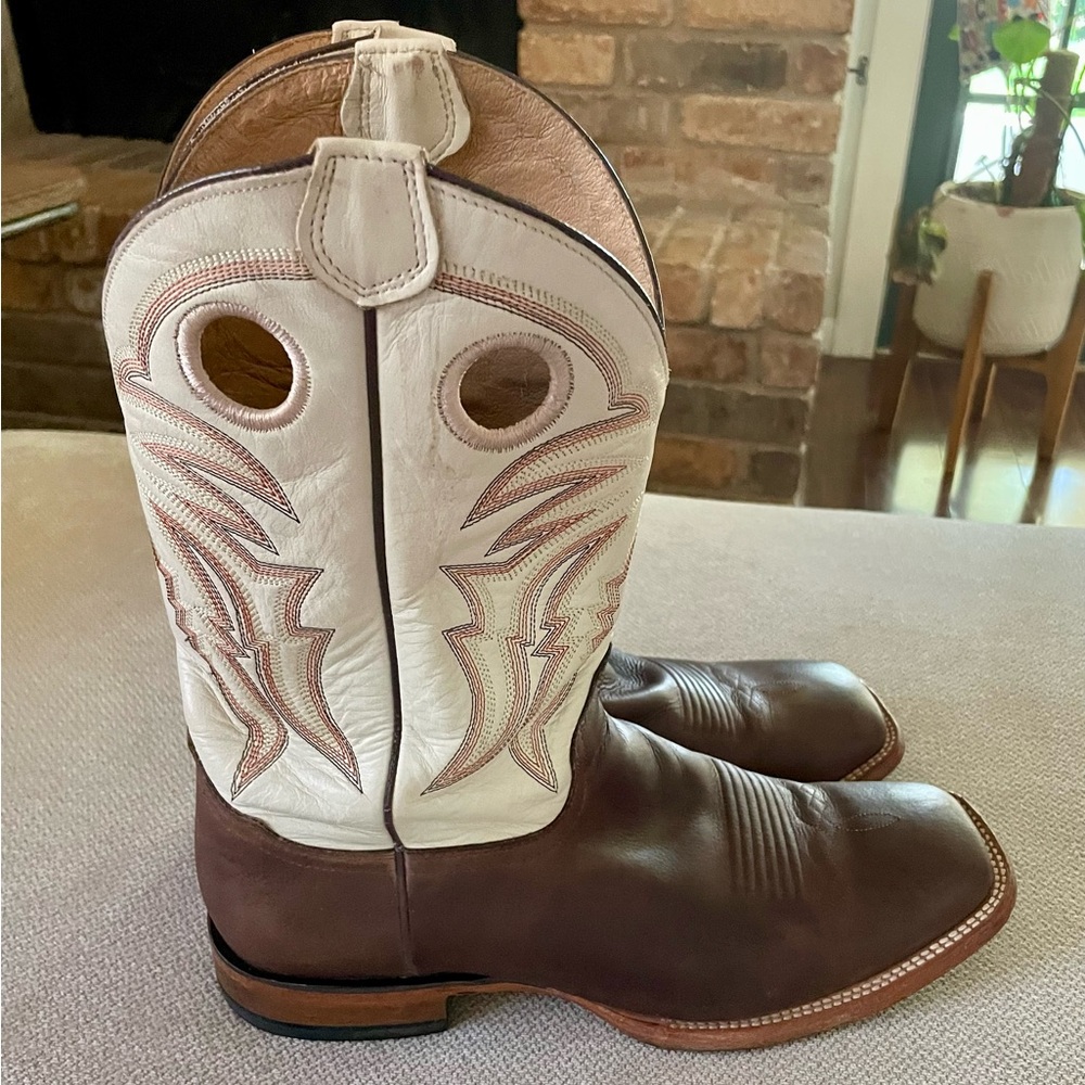 CODY JAMES MEN'S LEATHER WESTERN BOOTS - BROAD SQUARE TOE